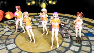 【MMD】[Touhou] Kimagure Mercy [Halloween]【R-18】