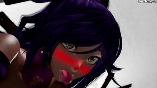 Second Life 4K - Yoruichi Get's Pounded By Azra