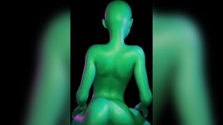 [POV] WOKE UP AND A FREAKISH ALIEN GIRL WAS RIDING MY DICK REVERSE COWGIRL
