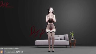 Busty Rachel Dumb Dumb Blender MMD 1521