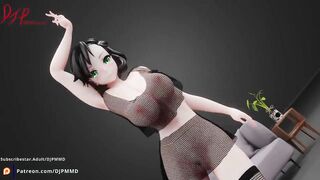 Busty Rachel Dumb Dumb Blender MMD 1521