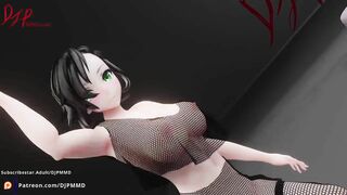 Busty Rachel Dumb Dumb Blender MMD 1521