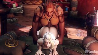 Try not to cum! HMV Compilation #5 (Futa Edition)【Hentai 3D】