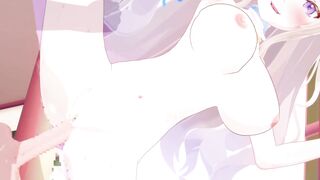 【Vtuber シヴィア】シヴィアがバックでセックスするだけLoop1