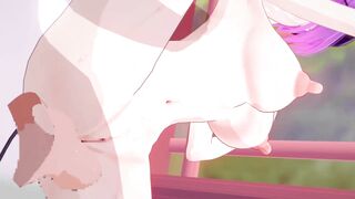 【Vtuber 常闇トワ】常闇トワがバックでセックスするだけLoop6