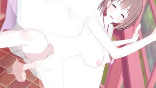 【Vtuber 春先のどか】春先のどかがバックでセックスするだけLoop1