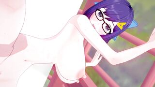 【Vtuber えーちゃん】えーちゃんがバックでセックスするだけLoop1