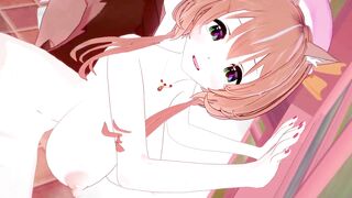 【Vtuber アユンダ・リス】アユンダ・リスがバックでセックスするだけLoop1