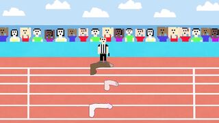 Small Cock vs BBC - Race 1 - Penis Racers