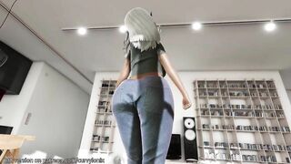 [MMD] Kuroeda-san _ Elf - San - Breast Expansion