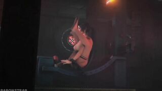 Lara and Dildo Machine【Hentai 3D】