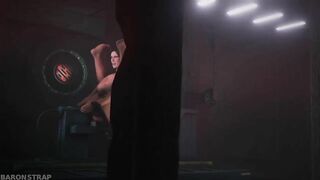 Lara and Dildo Machine【Hentai 3D】