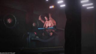 Lara and Dildo Machine【Hentai 3D】