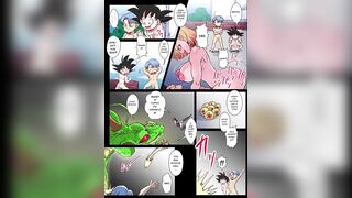 DBZ Paradise Orgia com as Milfs Casadas dos 2 Universos