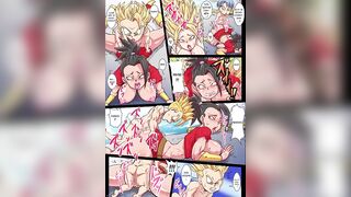 DBZ Paradise Orgia com as Milfs Casadas dos 2 Universos