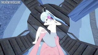 Ayaka Does her FIRST TIME with YOU Hentai Genshin Impact