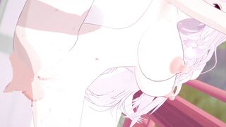 【Vtuber パヴァリア・レイネ】パヴァリア・レイネがバックでセックスするだけLoop1