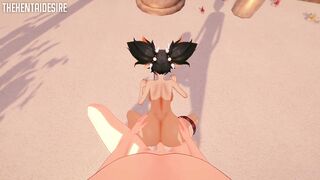 XINYAN HAIR-PULLED DOGGYSTYLE HENTAI GENSHIN IMPACT