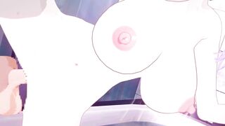 【Vtuber 朝ノ瑠璃】朝ノ瑠璃がバックでセックスするだけLoop4