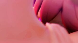 GENSHIN IMPACT Raiden Shogun & Yae Miko LESBIAN HENTAI Licking Fingering Squirting Masturbates