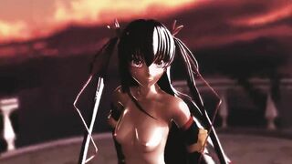 【MMD】Taimanin Yukikaze Burn It Up【R-18】