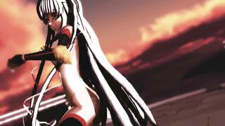 【MMD】Taimanin Yukikaze Burn It Up【R-18】