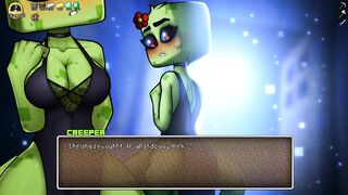 Minecraft Horny Craft - Part 6 - A Really Hot Creeper Babe By LoveSkySanHentai