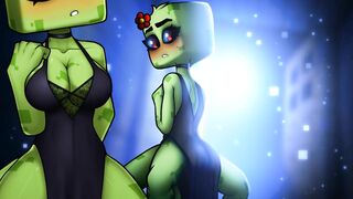 Minecraft Horny Craft - Part 6 - A Really Hot Creeper Babe By LoveSkySanHentai