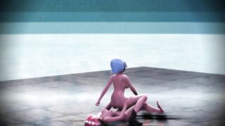【SEX-MMD】Rem Rin & Ramchi - Pie Yosemasara-Sex Dance [Re Zero]【R-18】