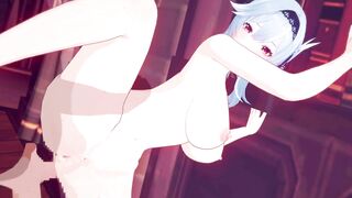 【原神 エウルア】エウルアがバックでセックスするだけLoop1