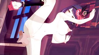 【原神 九条サラ】九条サラがバックでセックスするだけLoop1