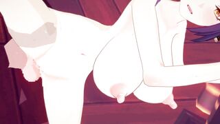 【原神 九条サラ】九条サラがバックでセックスするだけLoop1