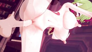 【原神 久岐忍】久岐忍がバックでセックスするだけLoop1