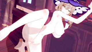 【原神 リサ】リサがバックでセックスするだけLoop2