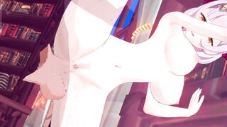 【原神 ノエル】ノエルがバックでセックスするだけLoop2