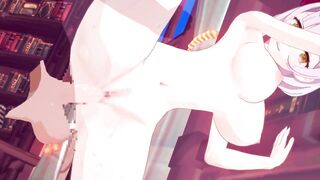 【原神 ノエル】ノエルがバックでセックスするだけLoop2
