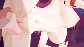 【原神 香菱】香菱がバックでセックスするだけLoop2