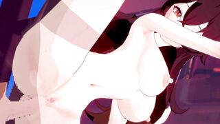 【原神 アンバー】アンバーがバックでセックスするだけLoop2