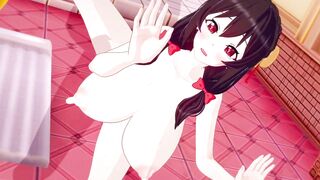 【このすば ゆんゆん】ゆんゆんがバックでセックスするだけLoop1