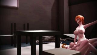 【SEX-MMD】Futanari Nami-san Masked BitcH SexDance [Futa version]【R-18】