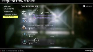 Slutty whore spends unlimited points on unlocks for Aliens: Fireteam Elite