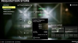 Slutty whore spends unlimited points on unlocks for Aliens: Fireteam Elite