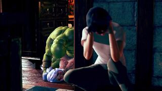 A shameless m an cuckolded his wife by an ork.