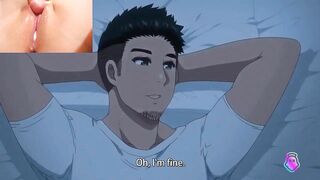 Creamy pussy watching hentai