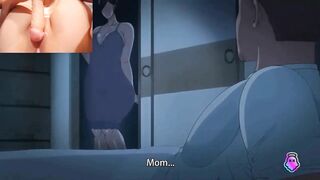 Creamy pussy watching hentai