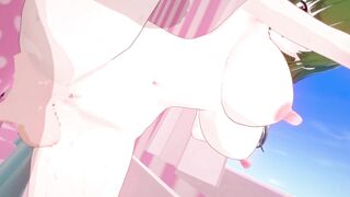 【Voiceroid 東北ずん子】東北ずん子がバックでセックスするだけLoop1