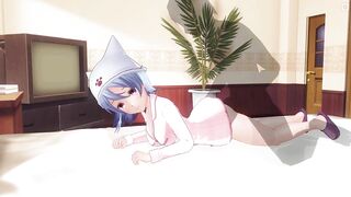 3D HENTAI Step Brother fucks stepsister in the ass