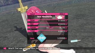 Bullet Girls Phantasia Fanservice Appreciation Aya Kukkoro Mode Sword Pose