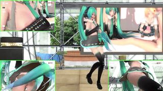 【MMD】Mi-chan & Tickling game【R-18】