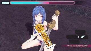 Bullet Girls Phantasia Fanservice Appreciation Minagi Kukkoro Mode Sword Pose